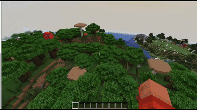 Minecraft AI demonstration